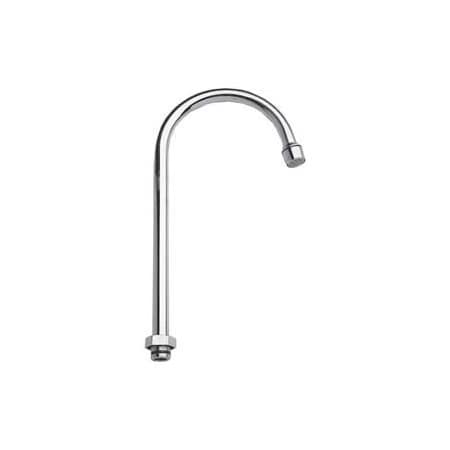 Fisher Mfg Fisher, 12" Swivel Gooseneck Spout, Stainless Steel 54437